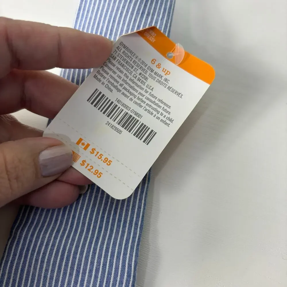 NEW! Gymboree Blue Striped Neck Tie